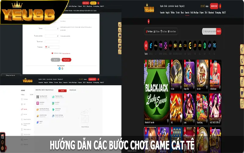 Hướng dẫn các bước chơi game Cát tê dễ dàng, hiệu quả