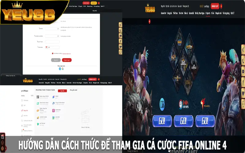 Hướng dẫn cách thức để tham gia cá cược FIFA Online 4