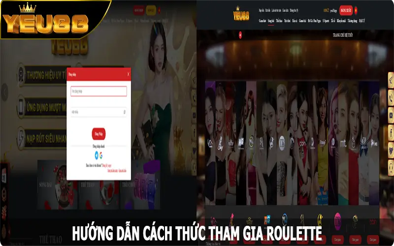 Hướng dẫn cách thức tham gia Roulette hiệu quả Yeu88